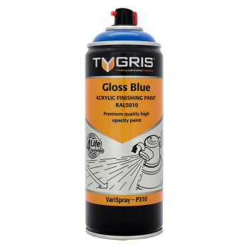 Tygris Gloss Blue Paint - RAL5010 400ml