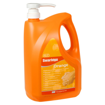 Swarfega Orange Heavy Duty Hand Cleaner With Pump 4L Swarfega Orange Heavy Duty Hand Cleaner With Pump 4L