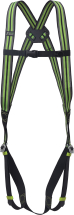 1 POINT SAFETY HARNESS BLACK/GREEN