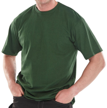 CLICK HEAVY WEIGHT TEE SHIRT BOTTLE GREEN XL