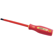 Fully Insulated Plain Slot Screwdriver, 8 x 150mm (Sold Loose)