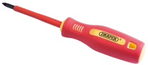 Fully Insulated Soft Grip Cross Slot Screwdriver, No.1 x 80mm
