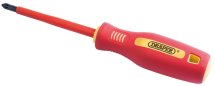 Fully Insulated Soft Grip Cross Slot Screwdriver, No.2 x 100mm