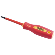 Fully Insulated Soft Grip Cross Slot Screwdriver, No.1 x 80mm (Sold Loose)