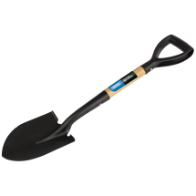 Round Point Mini Shovel with Wood Shaft