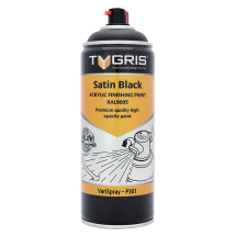 Tygris Satin Black Paint - RAL9005 400ml