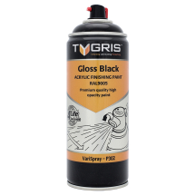 Tygris Gloss Black Paint - RAL9005 400ml