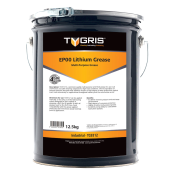 Tygris EP00 Lithium Grease 12. 5 Kg Tygris EP00 Lithium Grease 12. 5 Kg