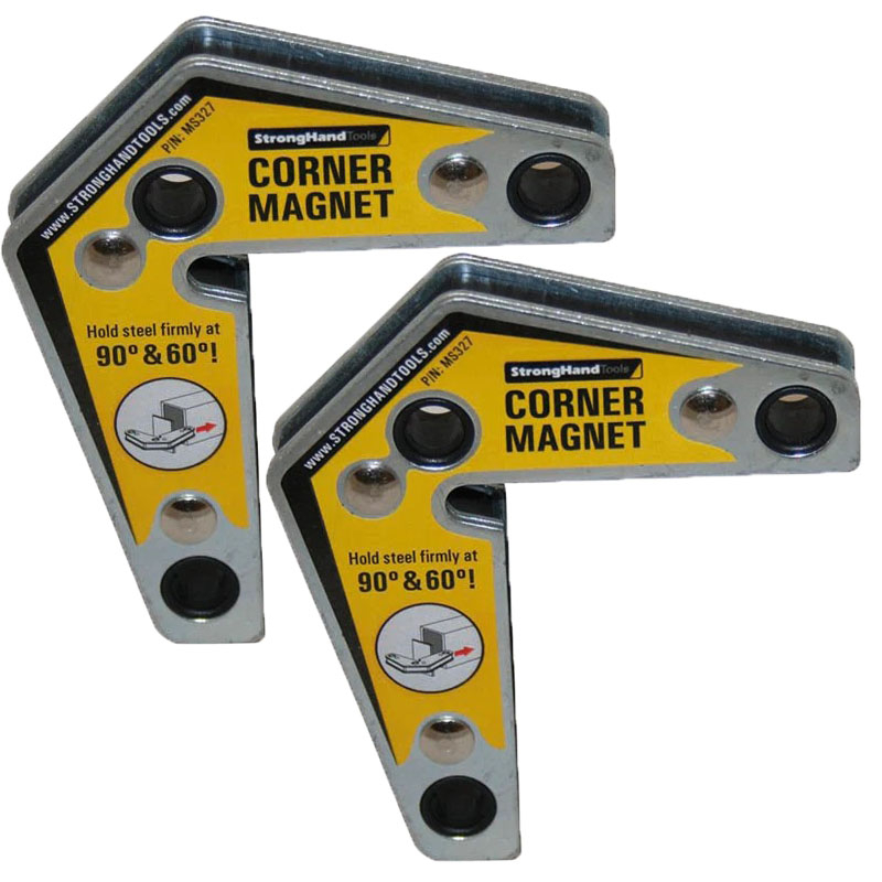 Clamps & Magnets Strong Hand 60° & 90° Twin Pack Corner Welding Magnets ...