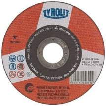 TYROLIT SLITTING DISC 115MM X 1MM 1 STAR TYROLIT SLITTING DISC 115MM X 1MM 1 STAR