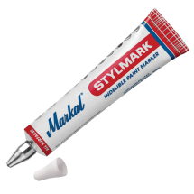 Markal Stylmark Metal-Ball Tip Marker (White)