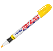 Markal Valve Action Liquid Paint Marker (Yellow)