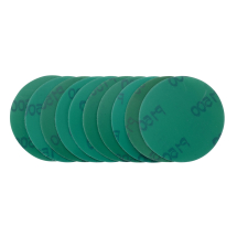 Wet and Dry Sanding Discs with Hook and Loop, 75mm, 1500 Grit (Pack of 10)