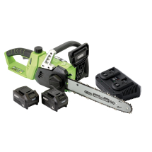 D20 40V Chainsaw, 2 x 4.0Ah Batteries, 1 x Fast Charger
