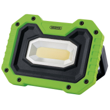 COB LED Worklight, 5W, 500 Lumens, Green, 4 x AA Batteries Supplied