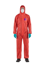 ANSELL ALPHA-TEC 1500 COVERALL RED L