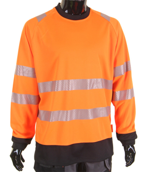 Beeswift Deltic Hi-vis Two-tone Long Sleeve T-shirt Orange / Black L Beeswift Deltic Hi-vis Two-tone Long Sleeve T-shirt Orange / Black L