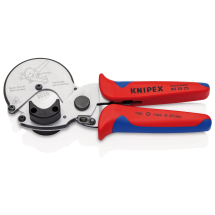 KNIPEX 90 25 25 Pipe cutter for composite and plastic pipes with multi-component grips 210mm