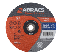 Abracs PHOENIX 230mm x 3mm Cutting Disc FLAT METAL Abracs PHOENIX 230mm x 3mm Cutting Disc FLAT METAL