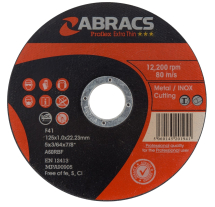 Abracs PROFLEX EXTRA THIN 125mm x 1.0mm Abracs PROFLEX EXTRA THIN 125mm x 1.0mm