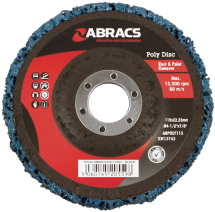 Abracs 115mm POLY DISC - BLUE Abracs 115mm POLY DISC - BLUE