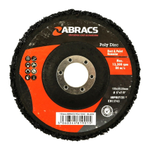 Abracs 125mm ABRACS POLY DISC - BLACK Abracs 125mm ABRACS POLY DISC - BLACK