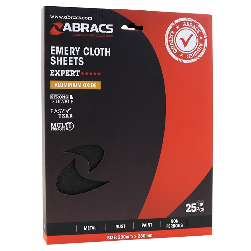 Emery Rolls / Sheets Abracs EMERY SHEET 60 GRIT - CBL Welding ...
