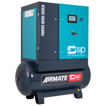 SIP VSDD 11kW 10bar 500ltr 400v Rotary Screw Compressor SIP VSDD 11kW 10bar 500ltr 400v Rotary Screw Compressor