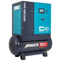 SIP VSDD 15kW 10bar 500ltr 400v Rotary Screw Compressor SIP VSDD 15kW 10bar 500ltr 400v Rotary Screw Compressor