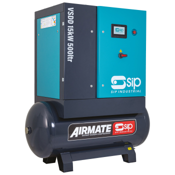 SIP VSDD 15kW 10bar 500ltr 400v Rotary Screw Compressor SIP VSDD 15kW 10bar 500ltr 400v Rotary Screw Compressor