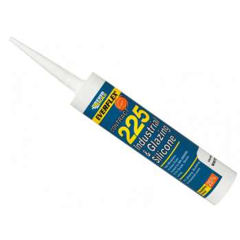 Everbuild Sika Everflex 225 Industrial & Glazing Silicone Brushed Steel 295ml Everbuild Sika Everflex 225 Industrial & Glazing Silicone Brushed Steel 295ml