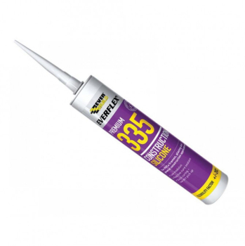 Everbuild Sika Everflex 335 Construction Silicone Grey 295ml Everbuild Sika Everflex 335 Construction Silicone Grey 295ml