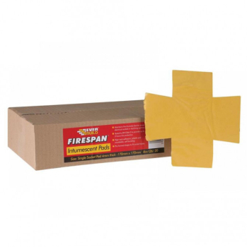 Everbuild Sika 486164 Firespan Intumescent Socket Pad 170x170x4mm Everbuild Sika 486164 Firespan Intumescent Socket Pad 170x170x4mm