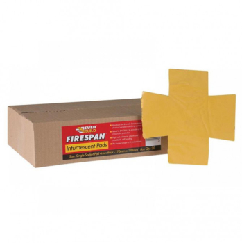 Everbuild Sika Firespan Intumescent Socket Pad 230x170x4mm Everbuild Sika Firespan Intumescent Socket Pad 230x170x4mm