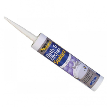 Everbuild Sika Bath & Kitchen Sealant White 290ml Everbuild Sika Bath & Kitchen Sealant White 290ml
