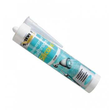 Everbuild Sika Showerproof Bathroom Silicone White C3 280ml Everbuild Sika Showerproof Bathroom Silicone White C3 280ml