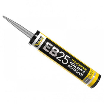 Everbuild Sika EB25 Hybrid Sealant Adhesive Black 300Ml Everbuild Sika EB25 Hybrid Sealant Adhesive Black 300Ml