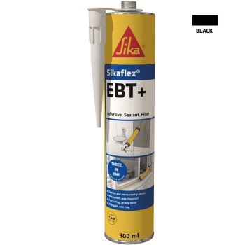 Sika Sikaflex EBT+ Adhesive Sealant and Filler Black 300ml Sika Sikaflex EBT+ Adhesive Sealant and Filler Black 300ml