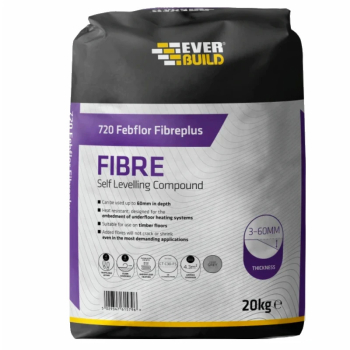 Everbuild 720 Febflor Fibreplus Level Floor Self Levelling Compound SLFIBRE20 Everbuild 720 Febflor Fibreplus Level Floor Self Levelling Compound SLFIBRE20