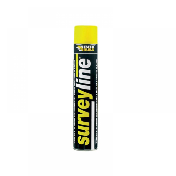 Everbuild Sika 490215 Survey Line® Marker Spray Yellow 700Ml Everbuild Sika 490215 Survey Line® Marker Spray Yellow 700Ml
