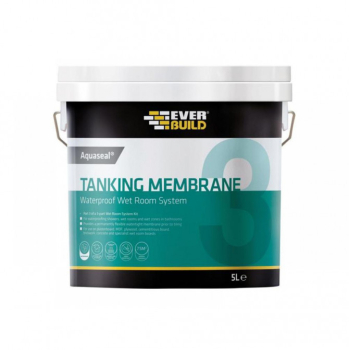 Everbuild Sika 487333 Aquaseal Waterproof Tanking Membrane 5 Litre Everbuild Sika 487333 Aquaseal Waterproof Tanking Membrane 5 Litre