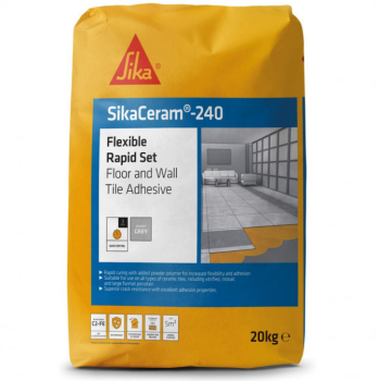 Sika ceram 240 Flex Rapid Grey 20Kg Sika ceram 240 Flex Rapid Grey 20Kg